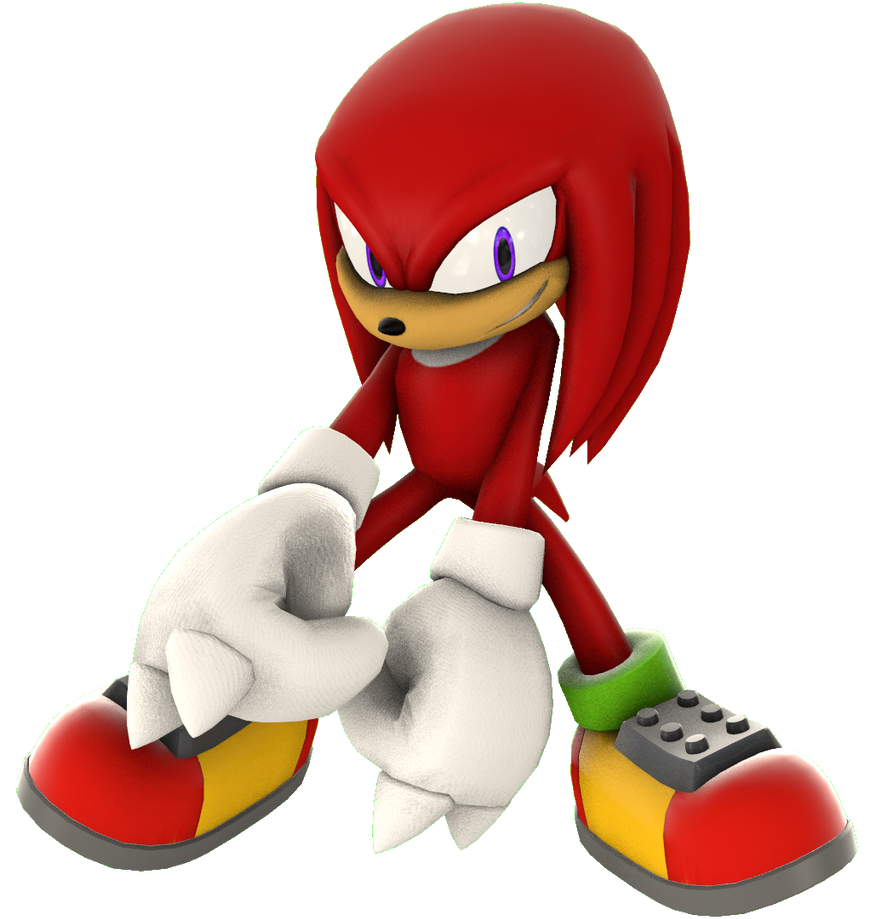 Knuckles Rende Knuckles Render based on the SA Official Artwork by nikfan01 on DeviantArt