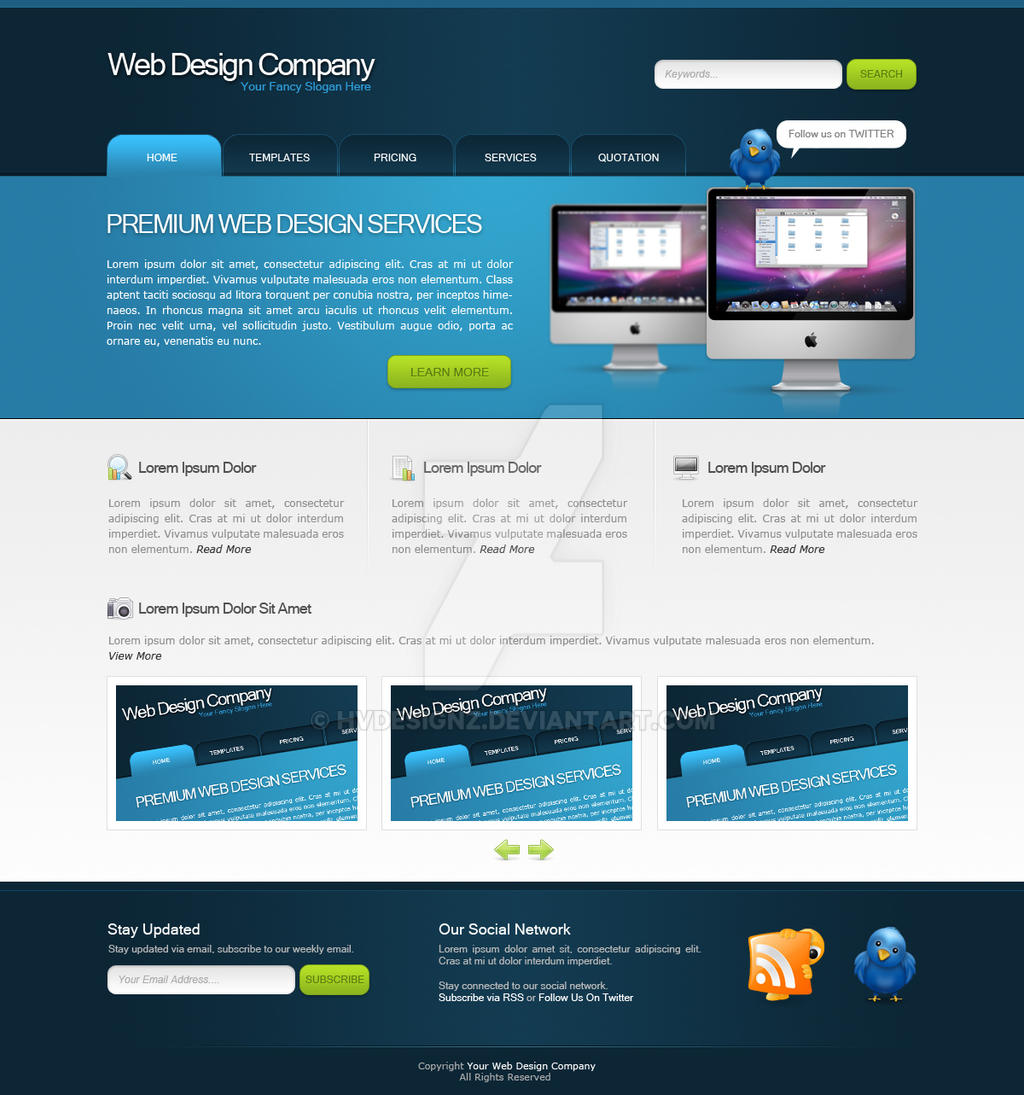 Web Design Layout 14