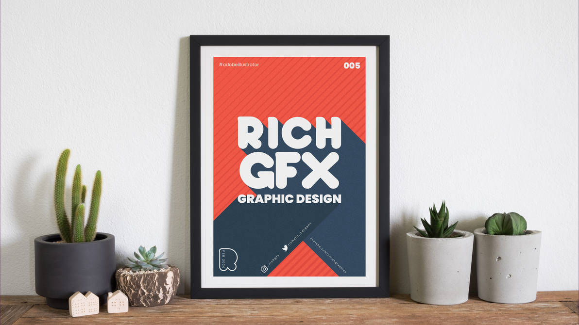 Long Shadow Poster Design - Adobe Illustrator Tuto by hvdesignz on ...