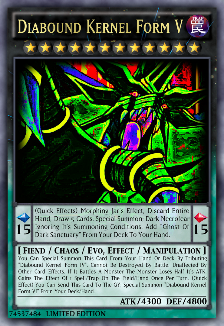 yugioh diabound kernel deck Yu-Gi-Oh! - - LED5-EN008 - Common - 1st Edition Diabound Kernel Form V by