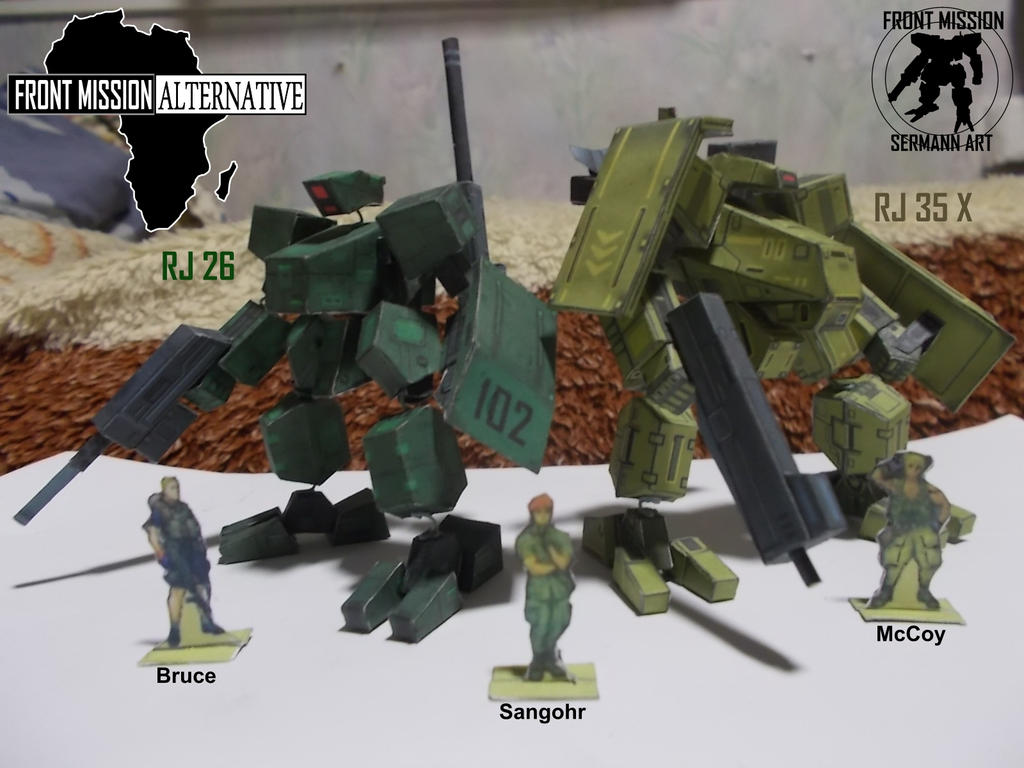 Paper Model Rivals Paper models - Front Mission Alternative by Sermann on DeviantArt