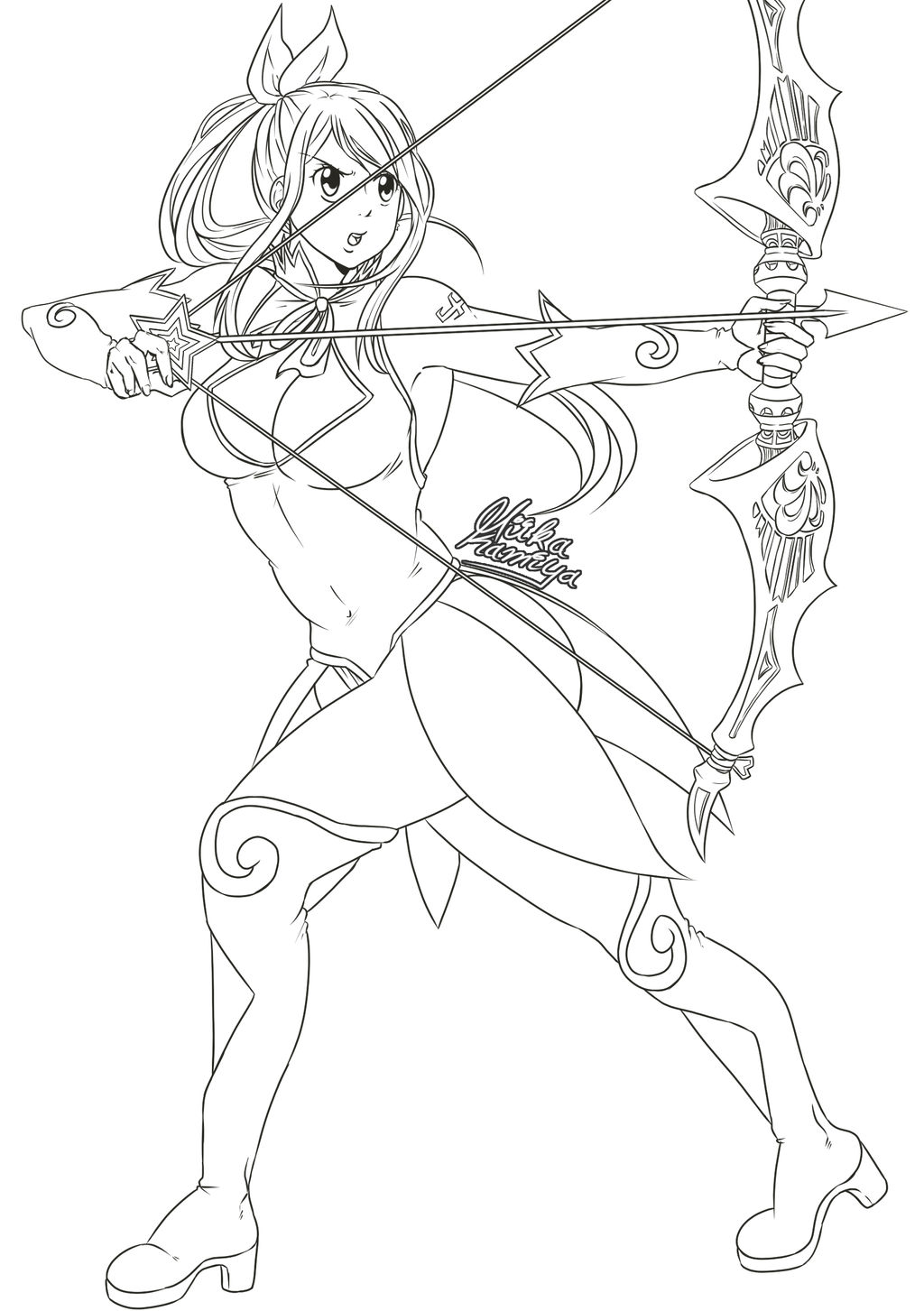 Fairy Tail Lucy S Sagittarius Star Dress Lines By Themiikakamiya On Deviantart Fairy Tail Lucy S Sagittarius Star Dress Lines By Themiikakamiya On Deviantart