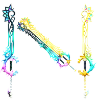 Combined Keyblade - Nightmare's End / Mirage Split