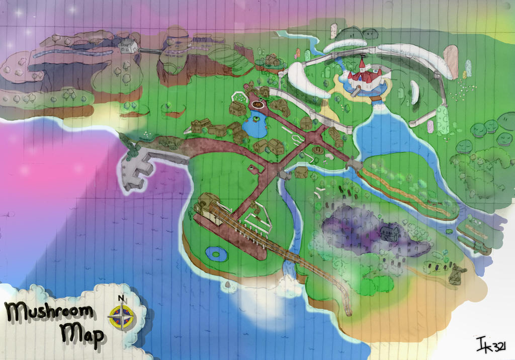 Macaroom Shell Map Mushroom Map by LanceBeryl on DeviantArt