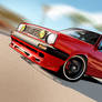 Mk2 Golf Toon