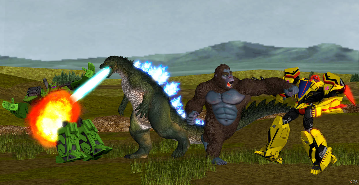 Triangle vs Monkey (vs Trasformers) by Godzillajack2 on DeviantArt