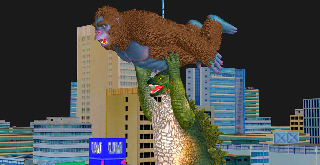 Triangle vs Monkey (Aerial Attack) by Godzillajack2 on DeviantArt