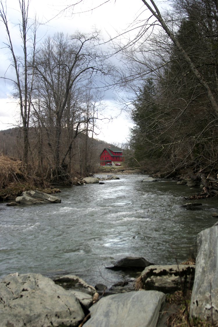 Little Red House on the River