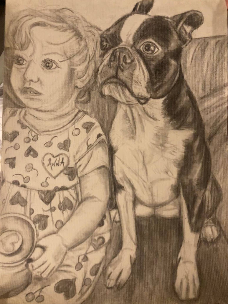 Transfixed (featuring Anna and Stella) by PetDrawingsCharcoal on DeviantArt