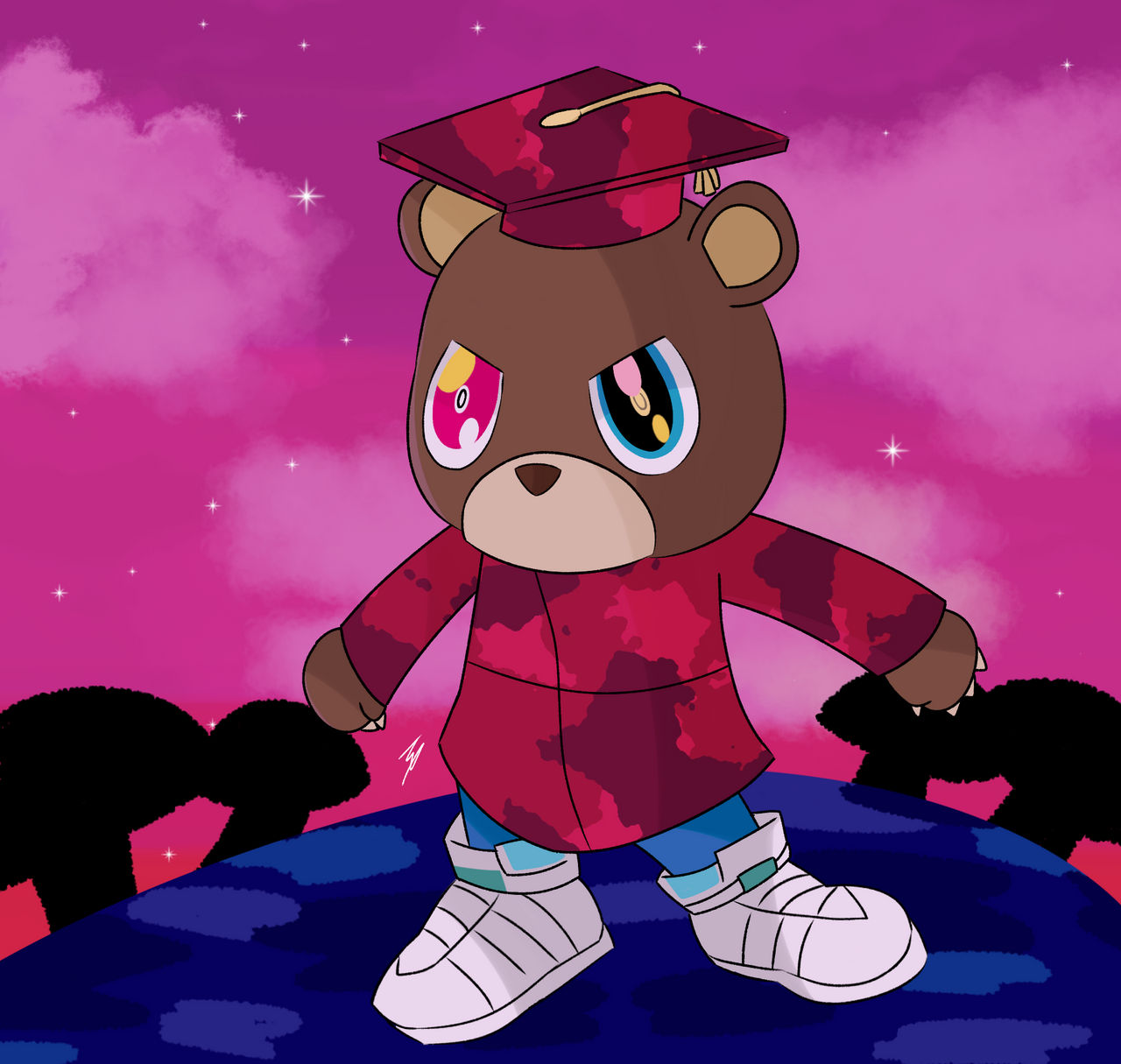 Dropout bear :REDRAW: by 6ixdow on DeviantArt