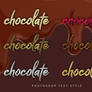 Chocolate Text Style | PS