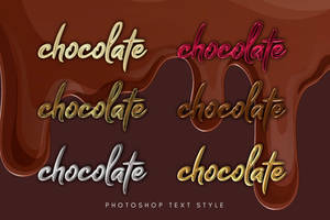 Chocolate Text Style | PS