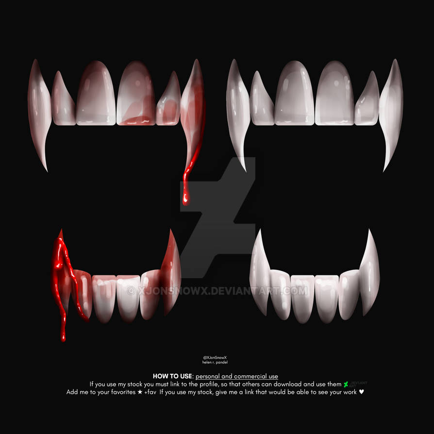 Vampire Teeth Png by XJonSnowX on DeviantArt