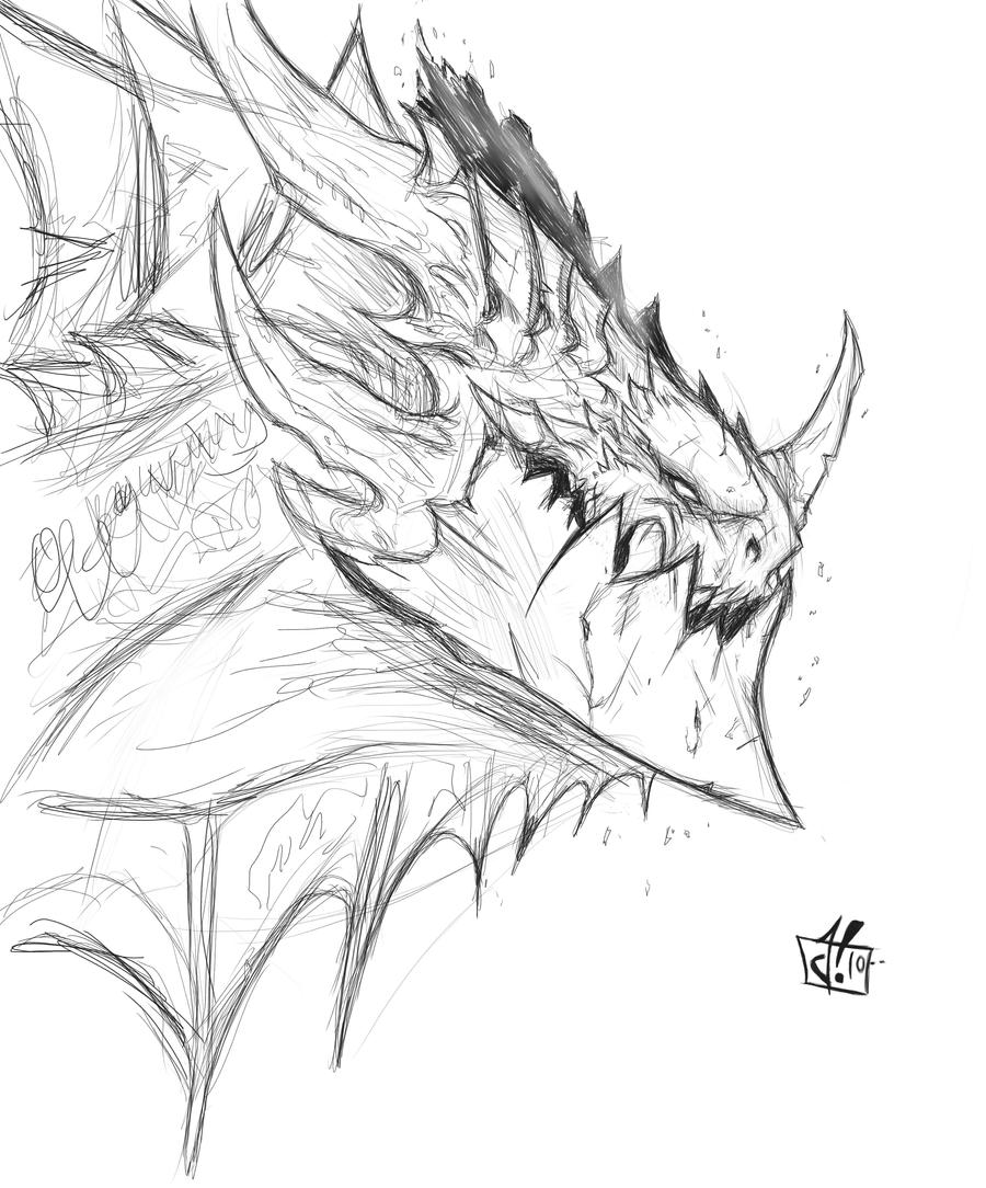 Deathwing rough sketch