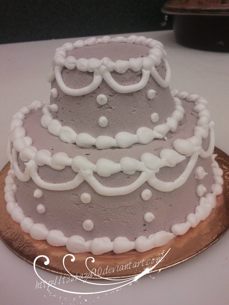 Lilac Tiered Cake