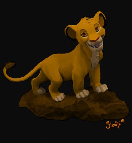 Simba colored version