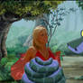 Jessica Simpson lets Kaa coil her sexy belly