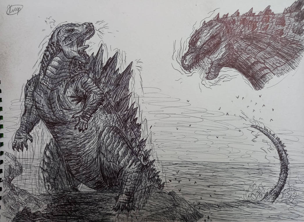Godzilla - king of the monsters by Hodjiraptor on DeviantArt