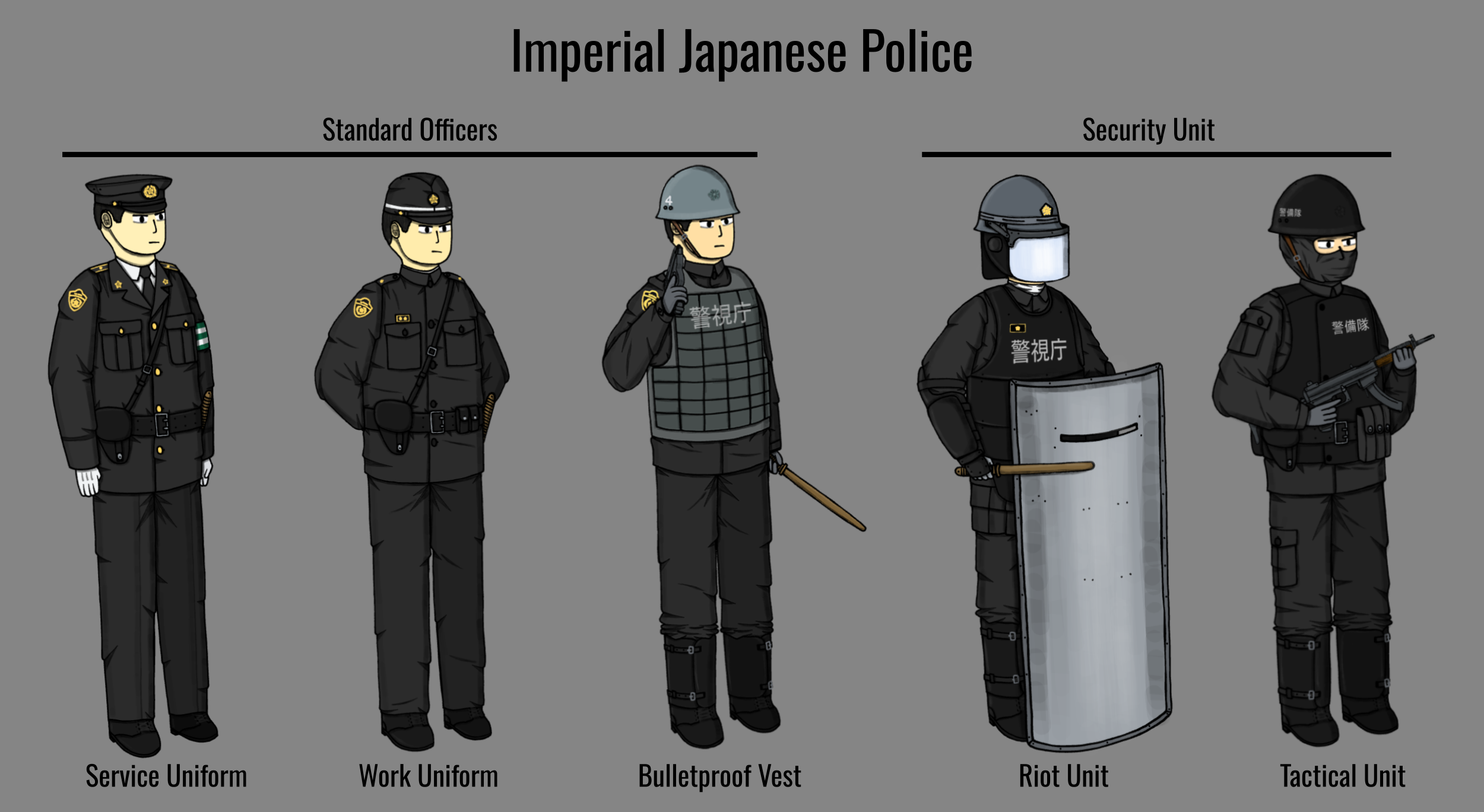 TNO Japanese Police Uniforms | 1970s by GeneralMotors429 on DeviantArt TNO Japanese Police Uniforms | 1970s by GeneralMotors429 on DeviantArt