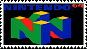 Nintendo 64 logo stamp