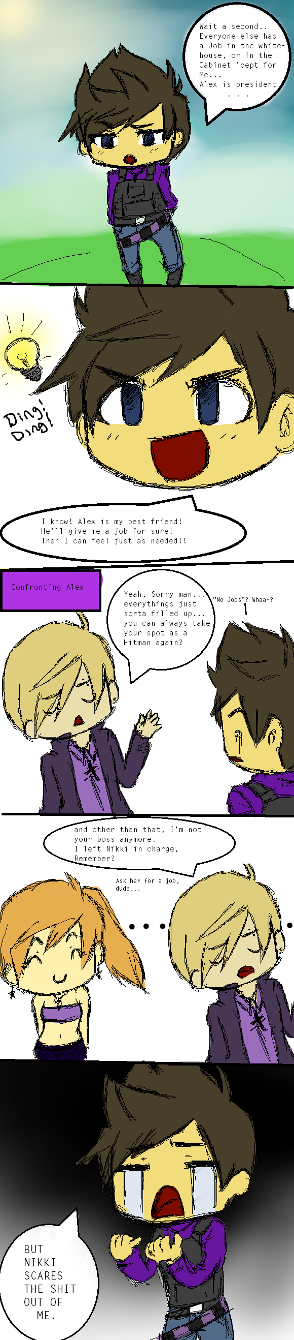 Saints Row 4 mini-comic: Jack needs a job.