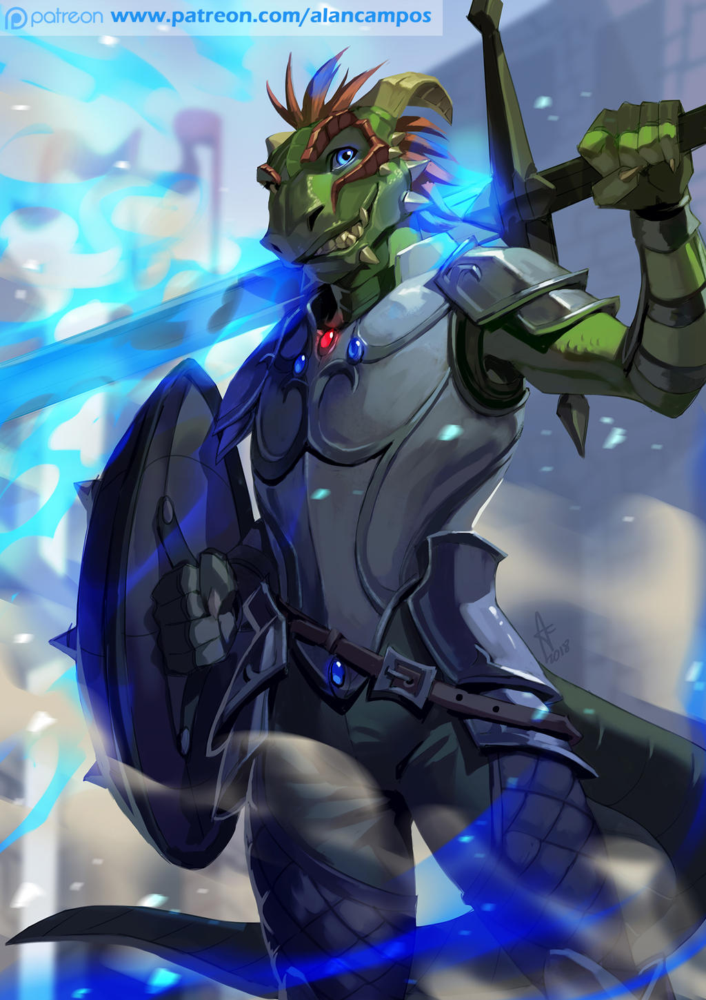 Argonian by playfurry