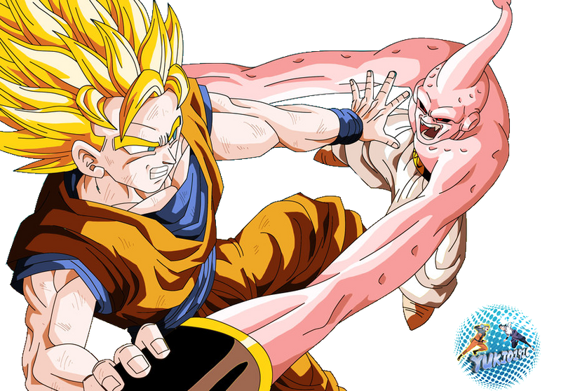 Goku vs Majin Buu by Yukio1916 on DeviantArt
