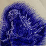 Godzilla 2000 Sketch 