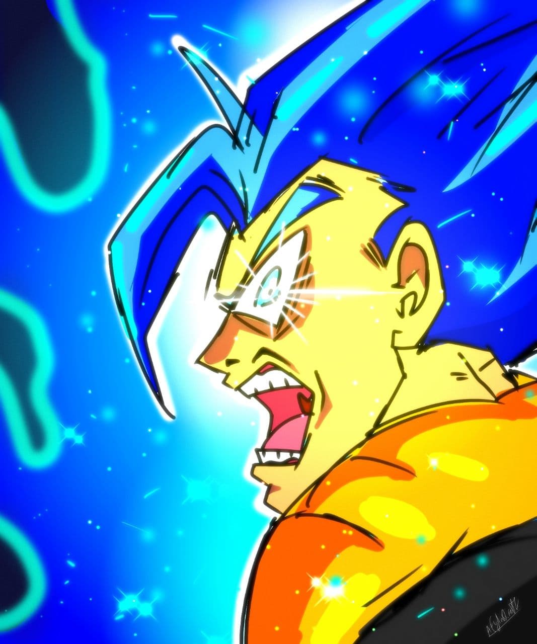 Gogeta (Super Saiyan Blue Evolution) by MdShakibulHasan on DeviantArt