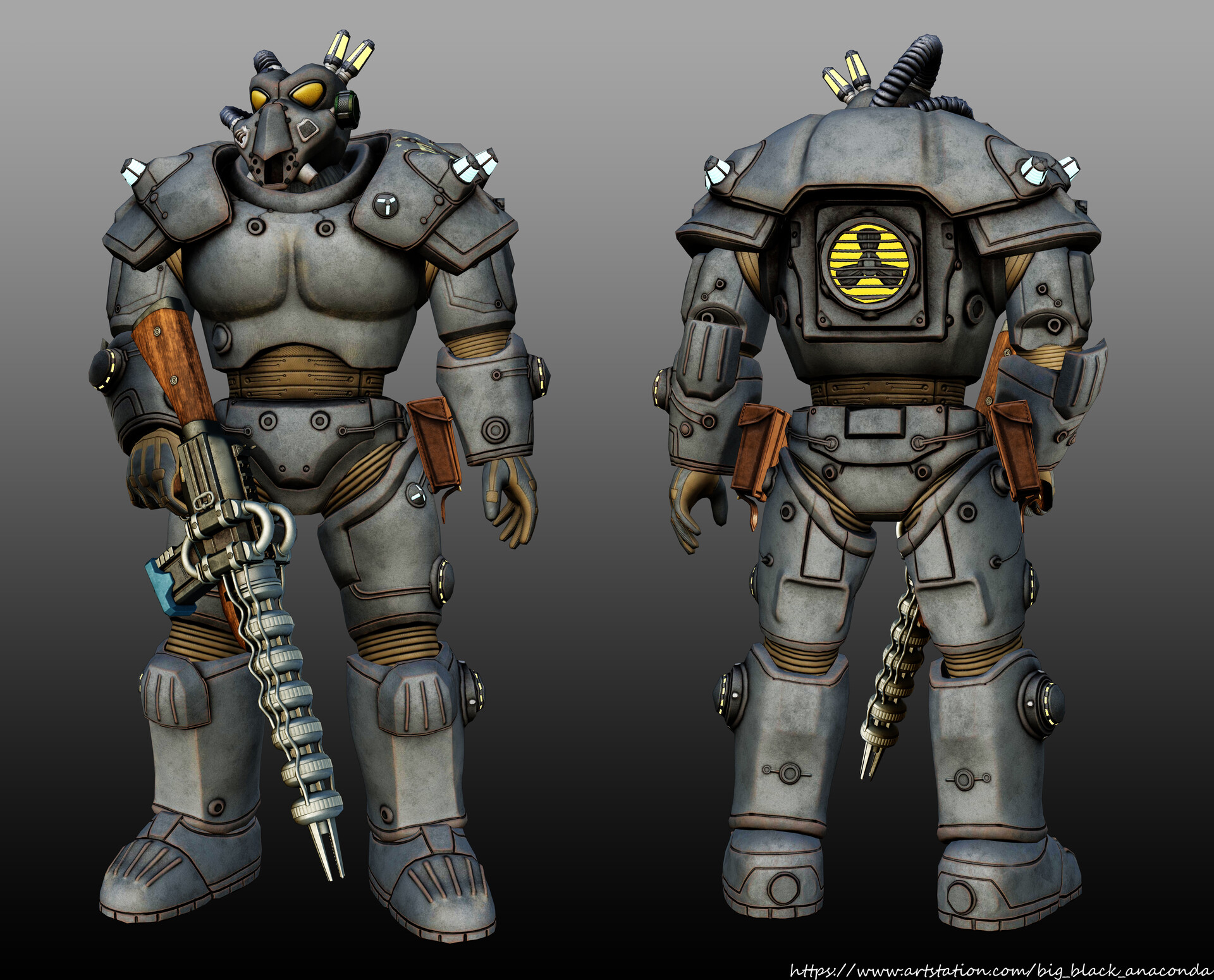 Tesla Titan Power Armor Fallout 2 by nefritku1985 on DeviantArt
