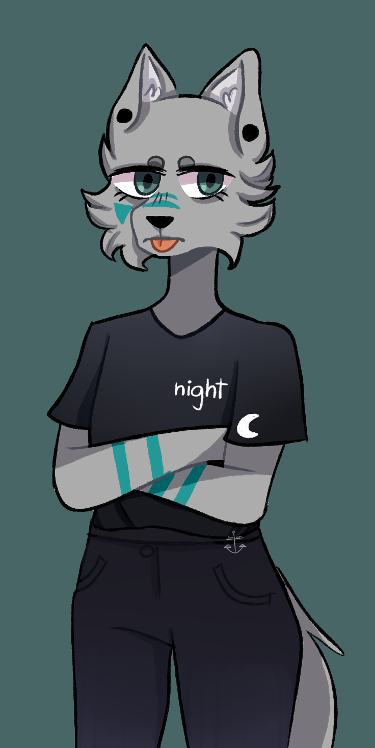 Edgy Furry Oc Entered The Chatroom By Annqer On Deviantart
