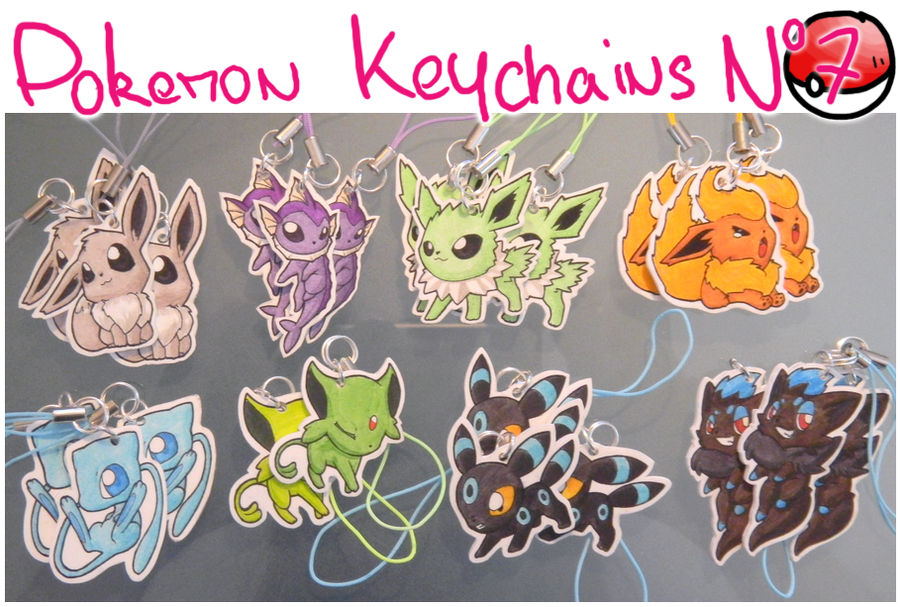 Grottemon Keychain Pokemon Keychains 7 by Dragounette on DeviantArt