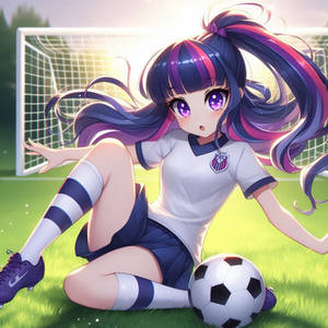 Soccer Player Twilight