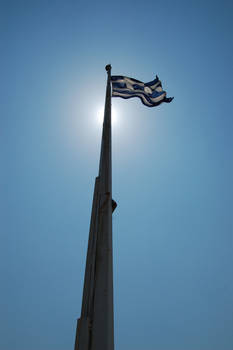 Athens: Greek Flag