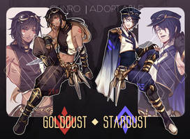 [CLOSED] Adoptable no.1-2 | Golddust,Stardust