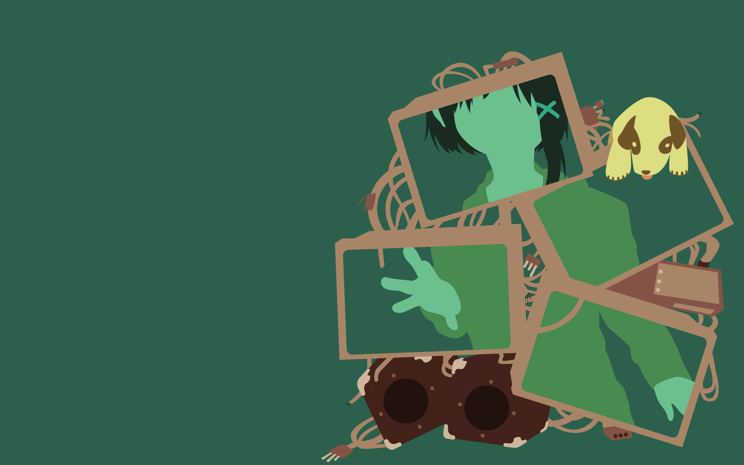 Lain Serial Experiments Lain Wallpaper By Carionto On Deviantart
