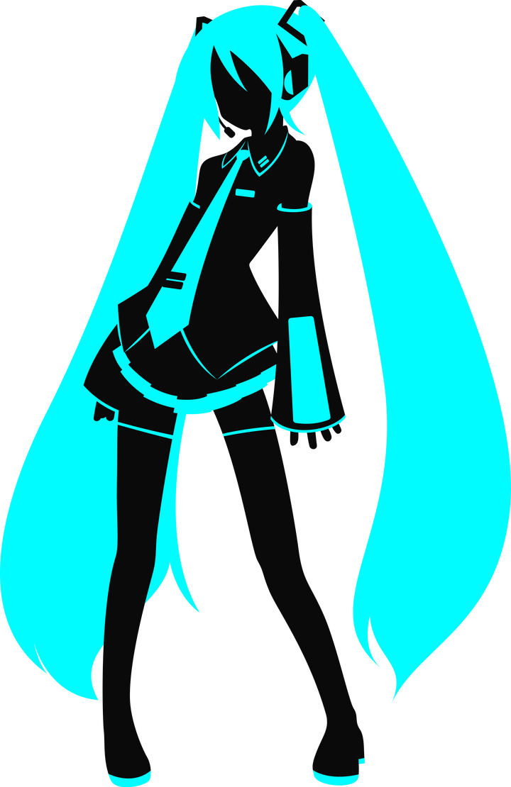 hatsune miku vocaloid minimalism black by carionto on deviantart hatsune miku vocaloid minimalism black by carionto on deviantart