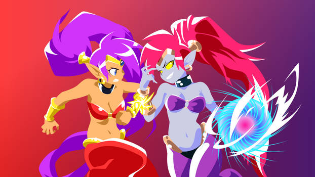 Shantae v Nega Shantae wallpaper