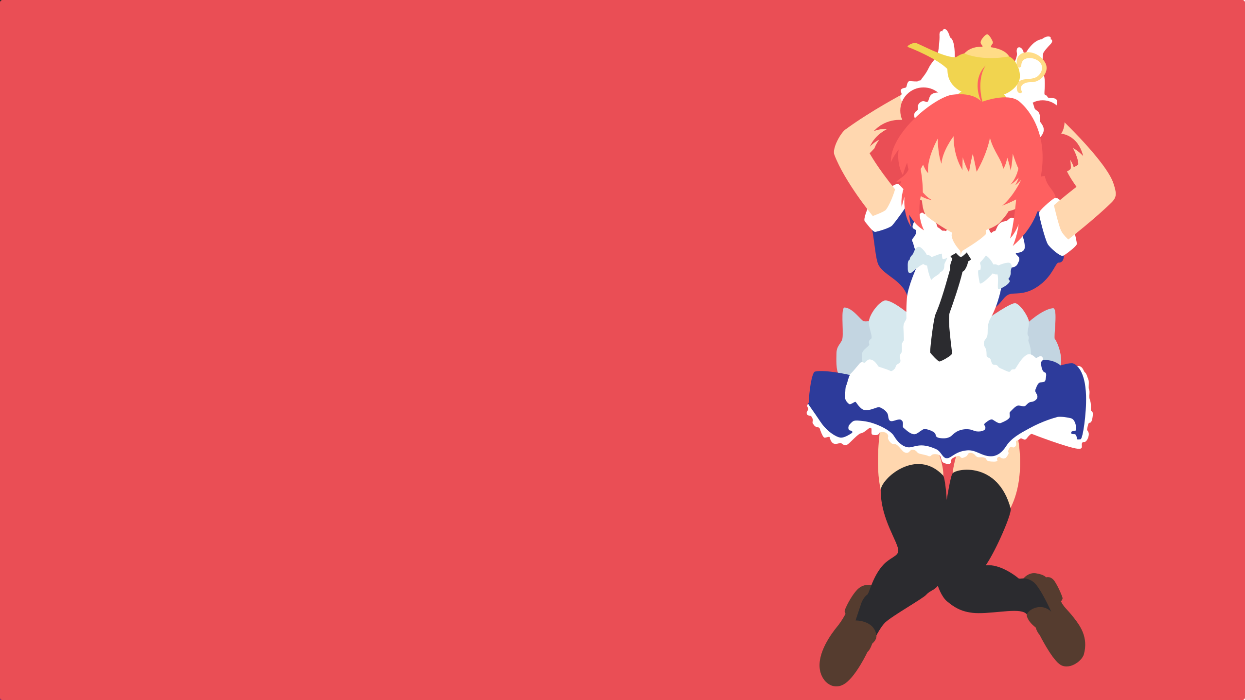 Yuru Yuri - Akari Akaza minimalism wallpaper by Carionto on DeviantArt