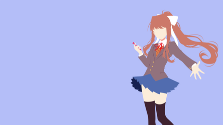 pix Ddlc Wallpaper Monika wallpaper on just monika ddlc deviantart