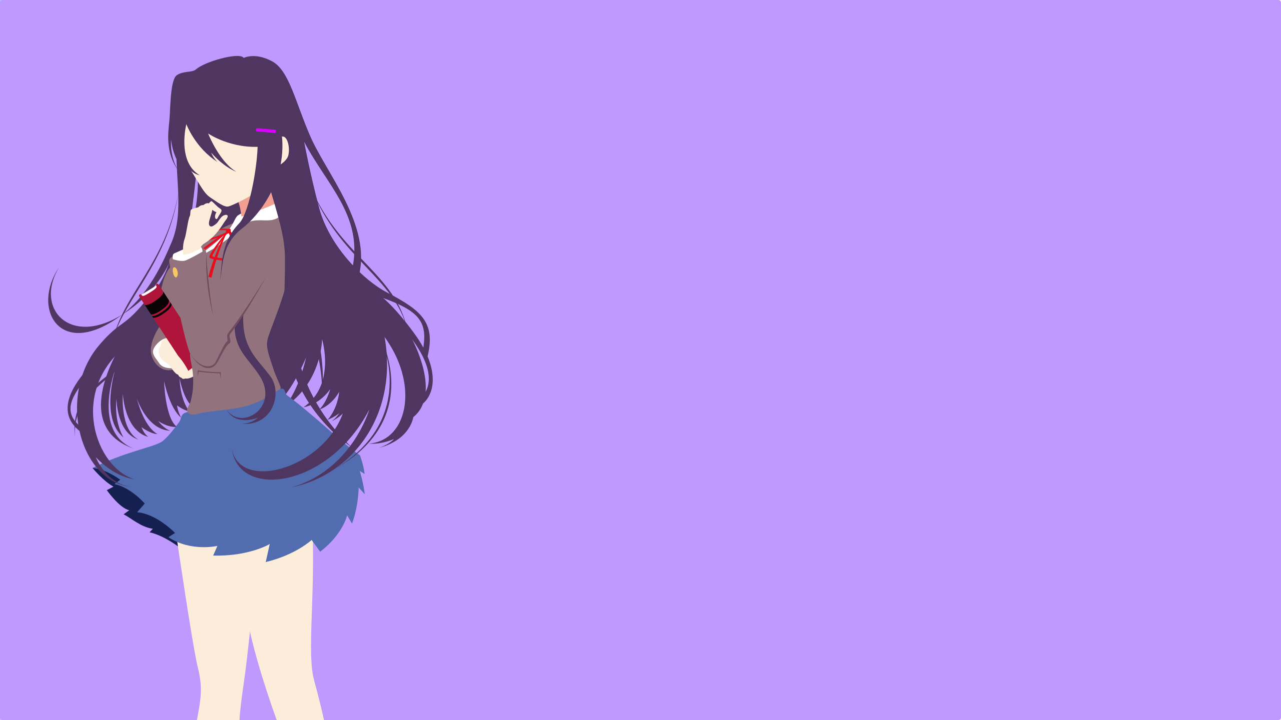 Doki Doki Literature Club Yuri Wallpaper FullHD by Yaymun on DeviantArt