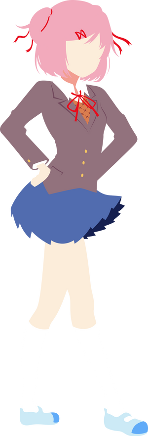 Doki Doki Literature Club - Natsuki minimalism