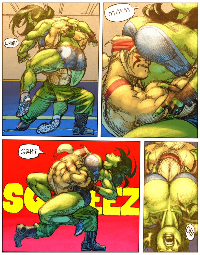 SheHulk vs Alex P2: Syko-color