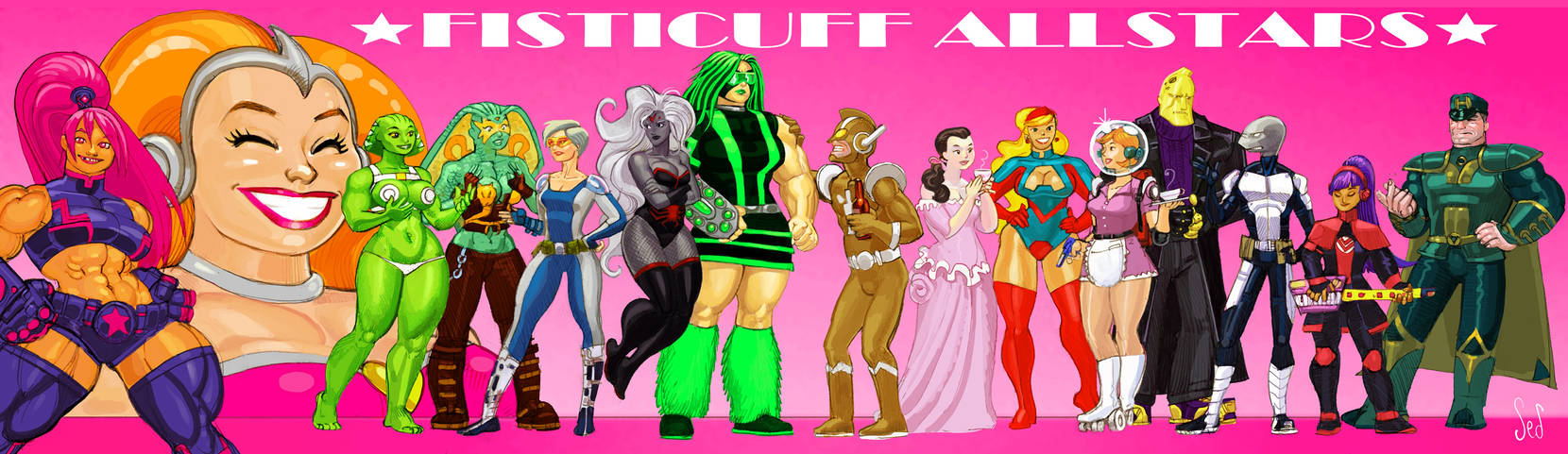 Fisticuff Allstars by Jebriodo