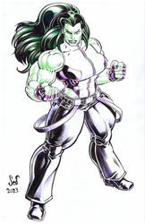 She-Hulk commission