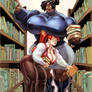 Elinah and Mary color sketch ocmmission