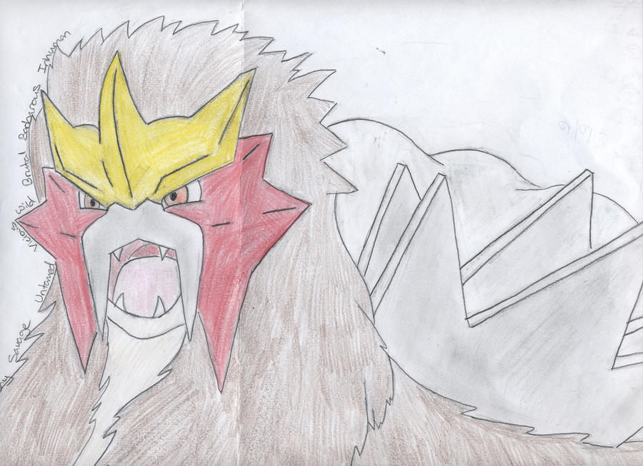 Entei by PikachuHolo on DeviantArt