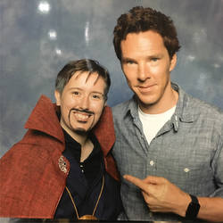 Myself and Benedict Cumberbatch