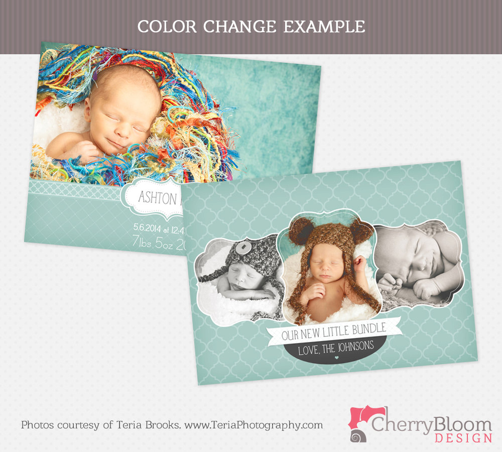 Photographer Template - 5x7 Landscape Flat Card- B