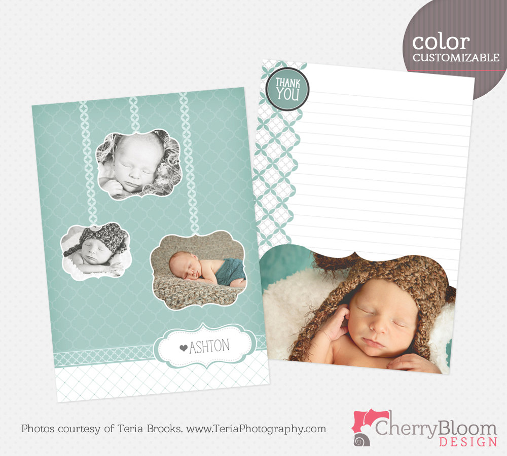 Photographer Template - Thank You Card- B